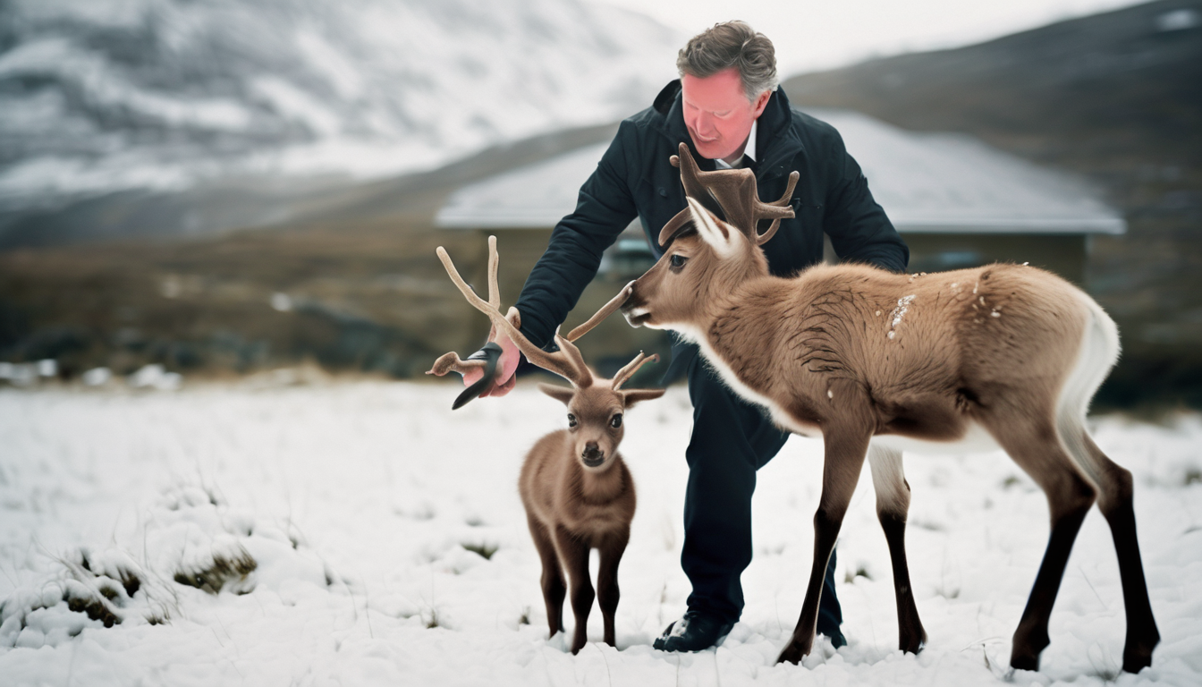 Piers Morgan Shares Heartwarming Moment with Adorable Baby Reindeer How to Capture Heartwarming Moments Like Piers Morgan with a Baby Reindeer