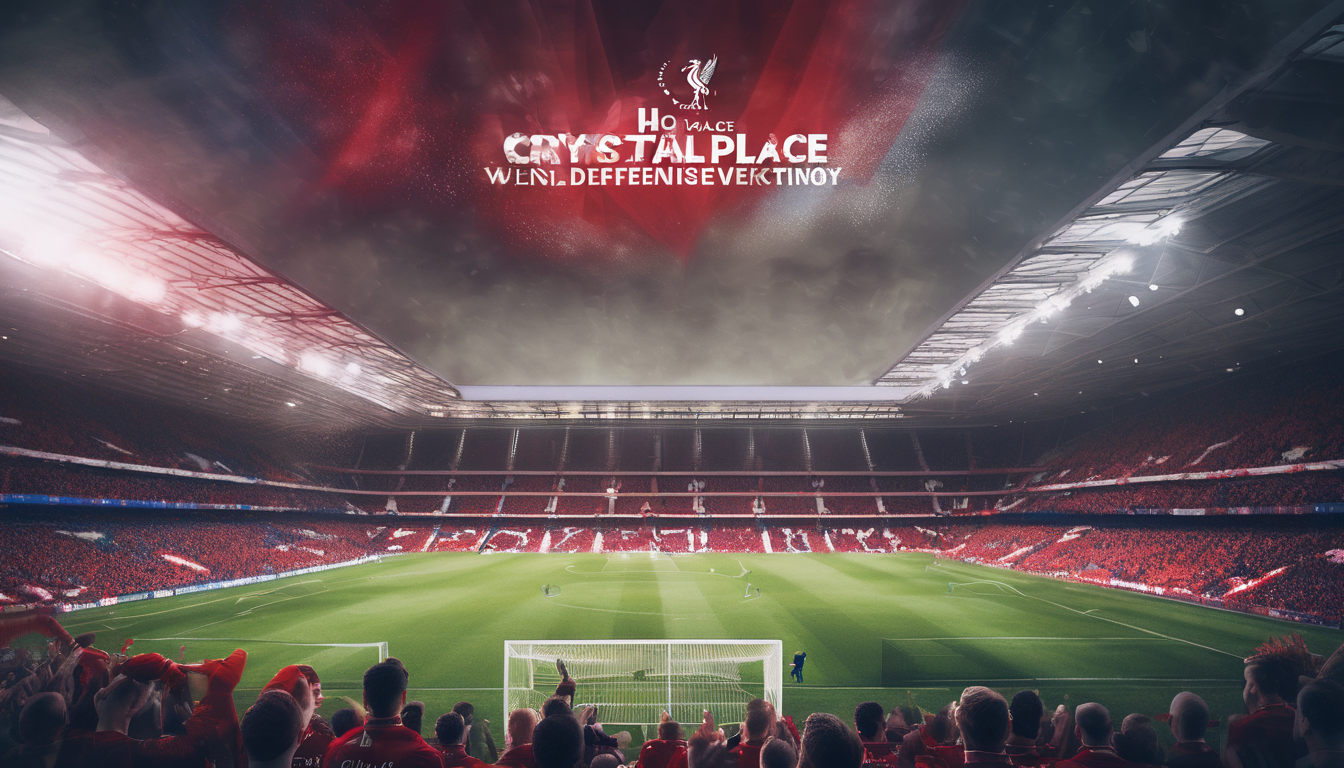 Liverpool vs Crystal Palace: Key Insights and Winning Strategies Unveiled How to Exploit Crystal Palace’s Defensive Weaknesses for a Liverpool Victory