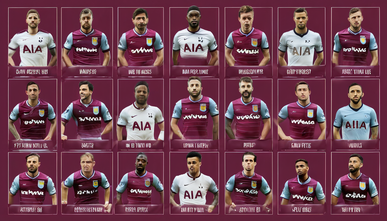 Aston Villa vs Tottenham Lineups: Key Players and Starting XI Insights How to Identify Game-Changing Players in the Aston Villa vs Tottenham Lineups