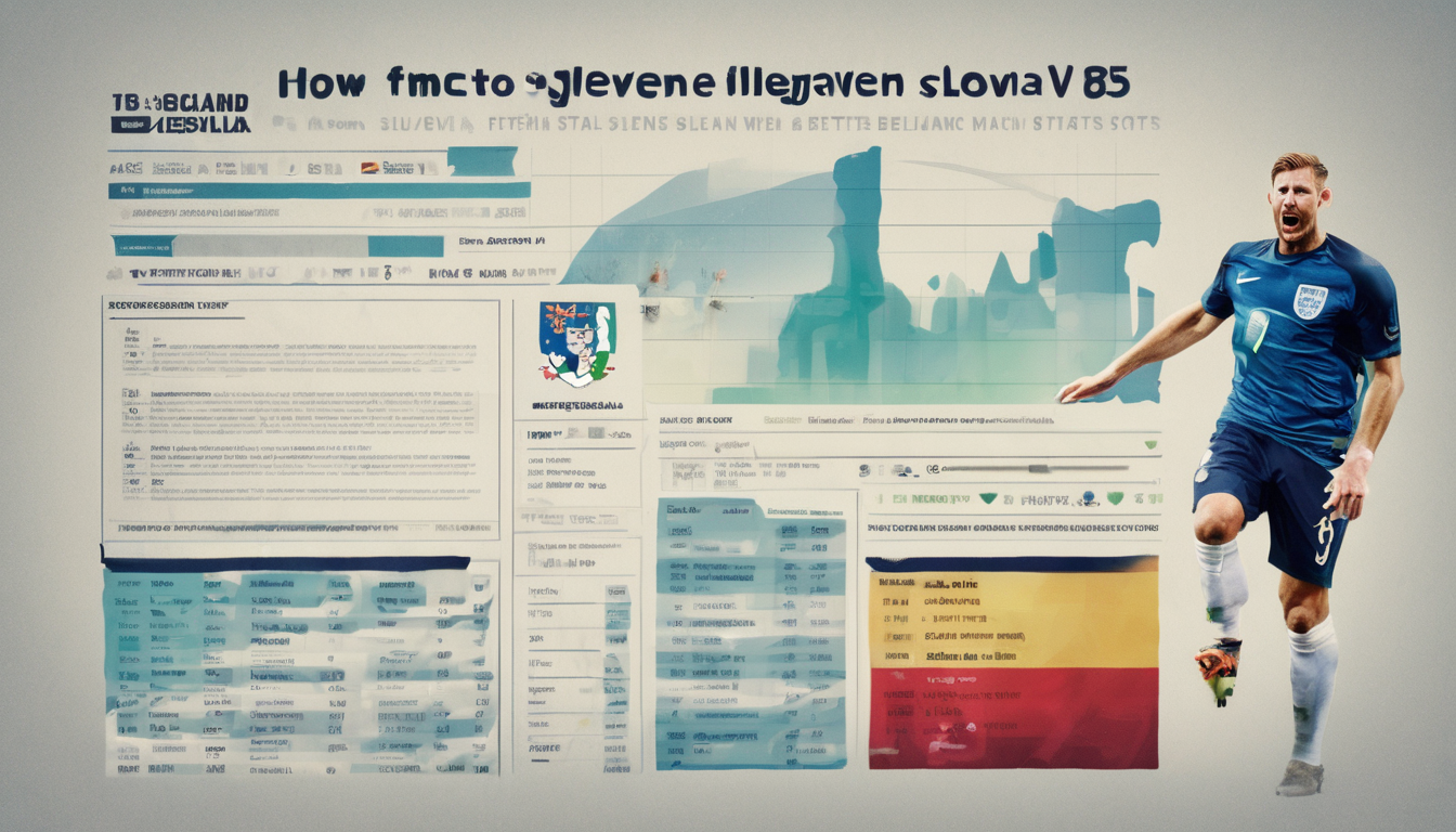 England vs Slovenia Football Stats: Key Insights and Performance Analysis How to Interpret England vs Slovenia Football Stats for Better Match Predictions