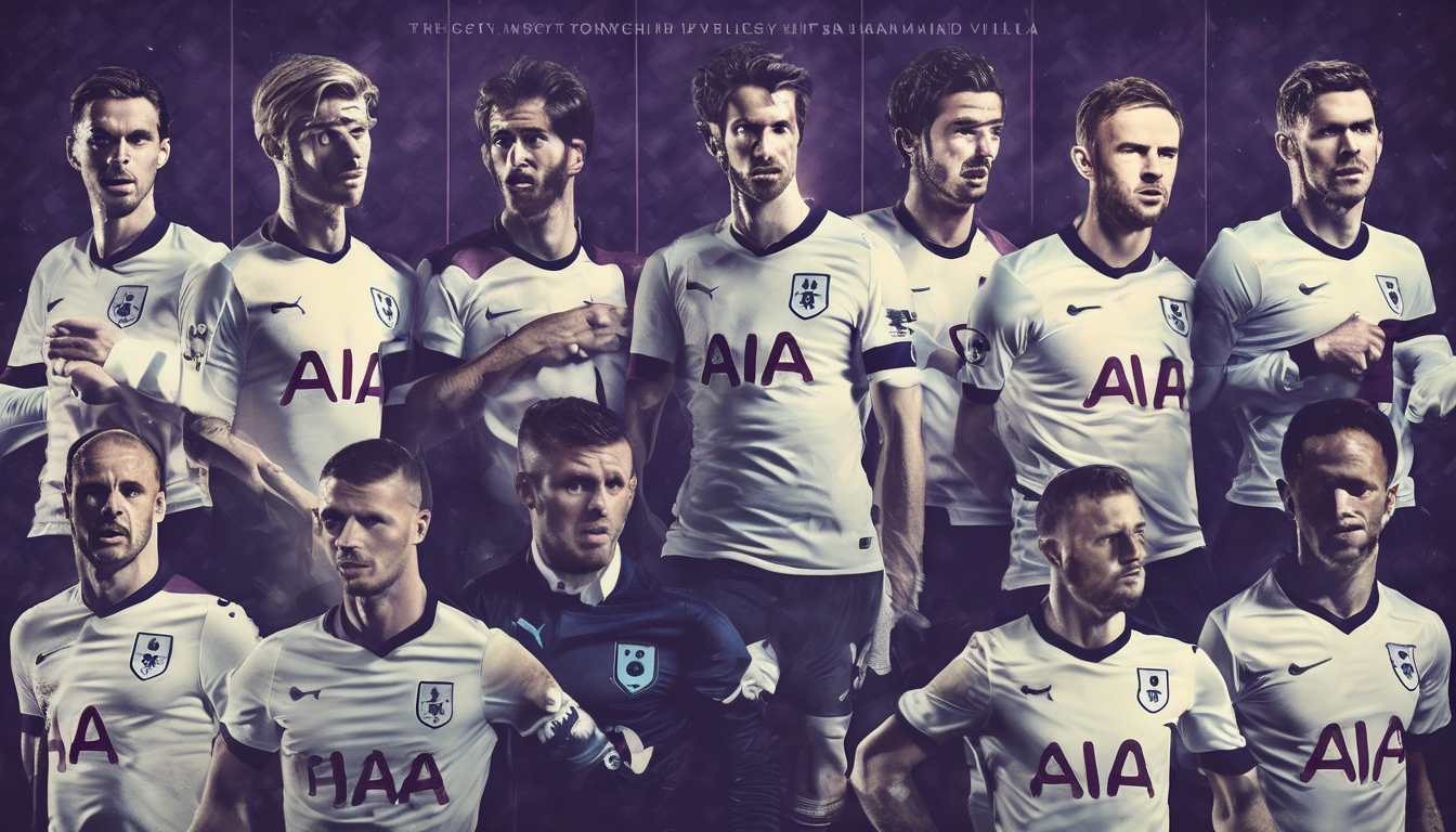 Aston Villa vs Tottenham Lineups: Key Players and Starting XI Insights The Truth About Tottenham’s Midfield Choices in the Aston Villa Clash