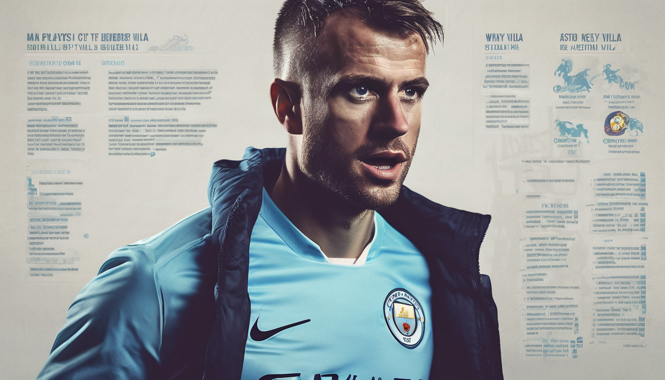 Man City vs Aston Villa Lineups: Key Players and Tactical Insights Why Key Players Will Decide the Outcome of Man City vs Aston Villa