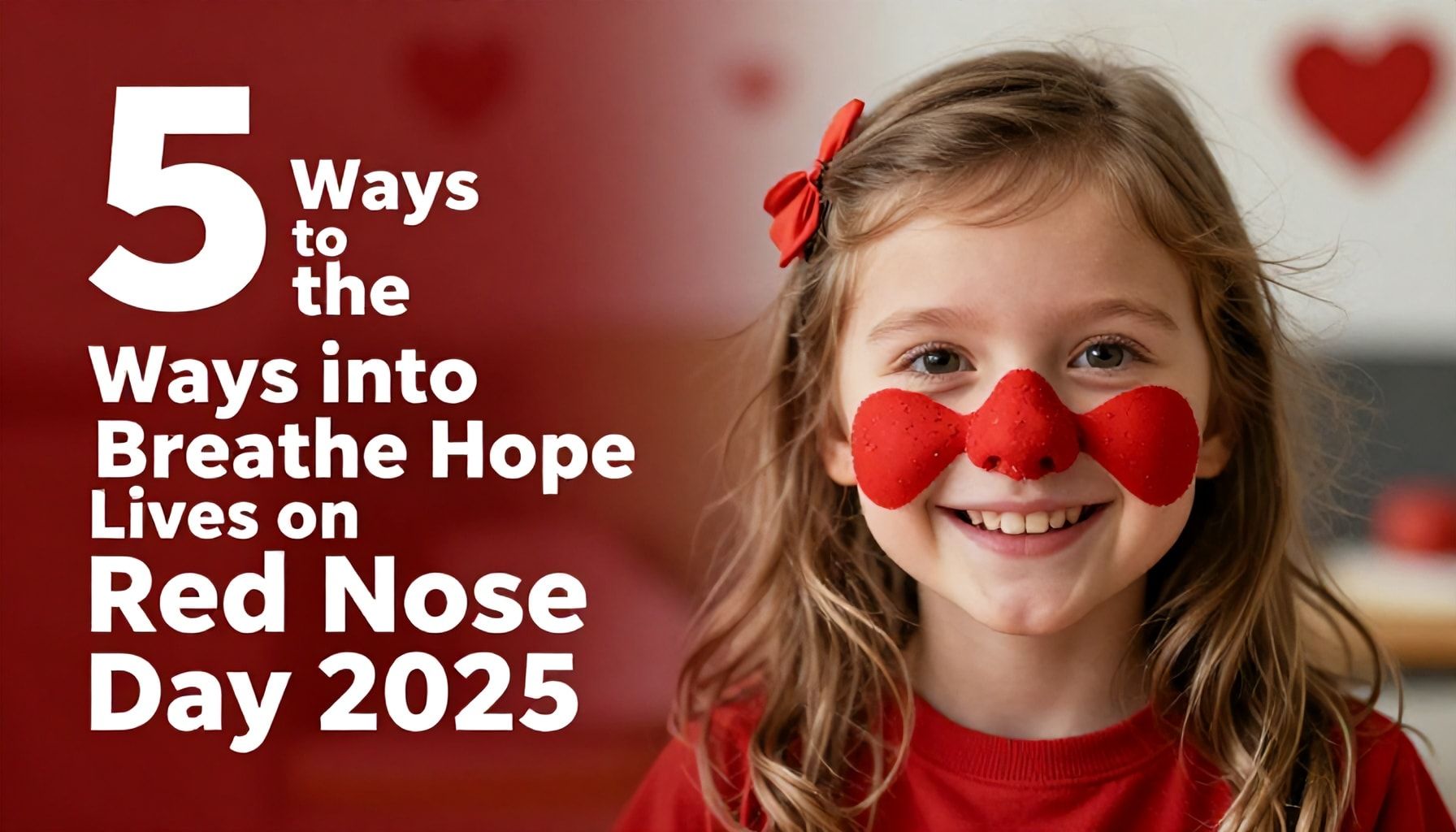5 Ways to Breathe Hope into Children's Lives on Red Nose Day 2025: A Guide to Giving