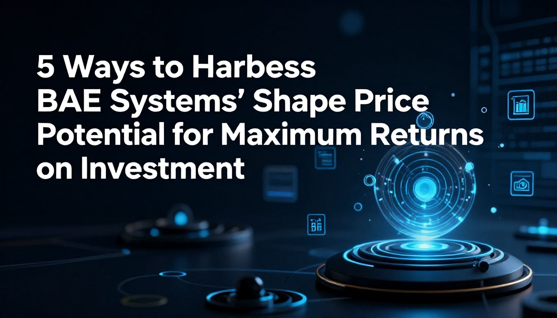 5 Ways to Harness BAE Systems' Share Price Potential for Maximum Returns on Investment