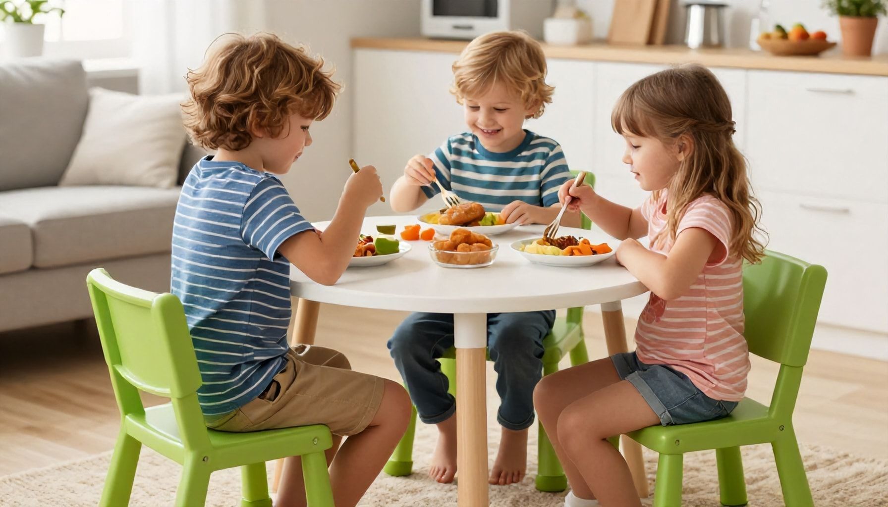 5 Ways to Make Mealtime Engaging and Interactive with Our Kids' Table and Chair Sets