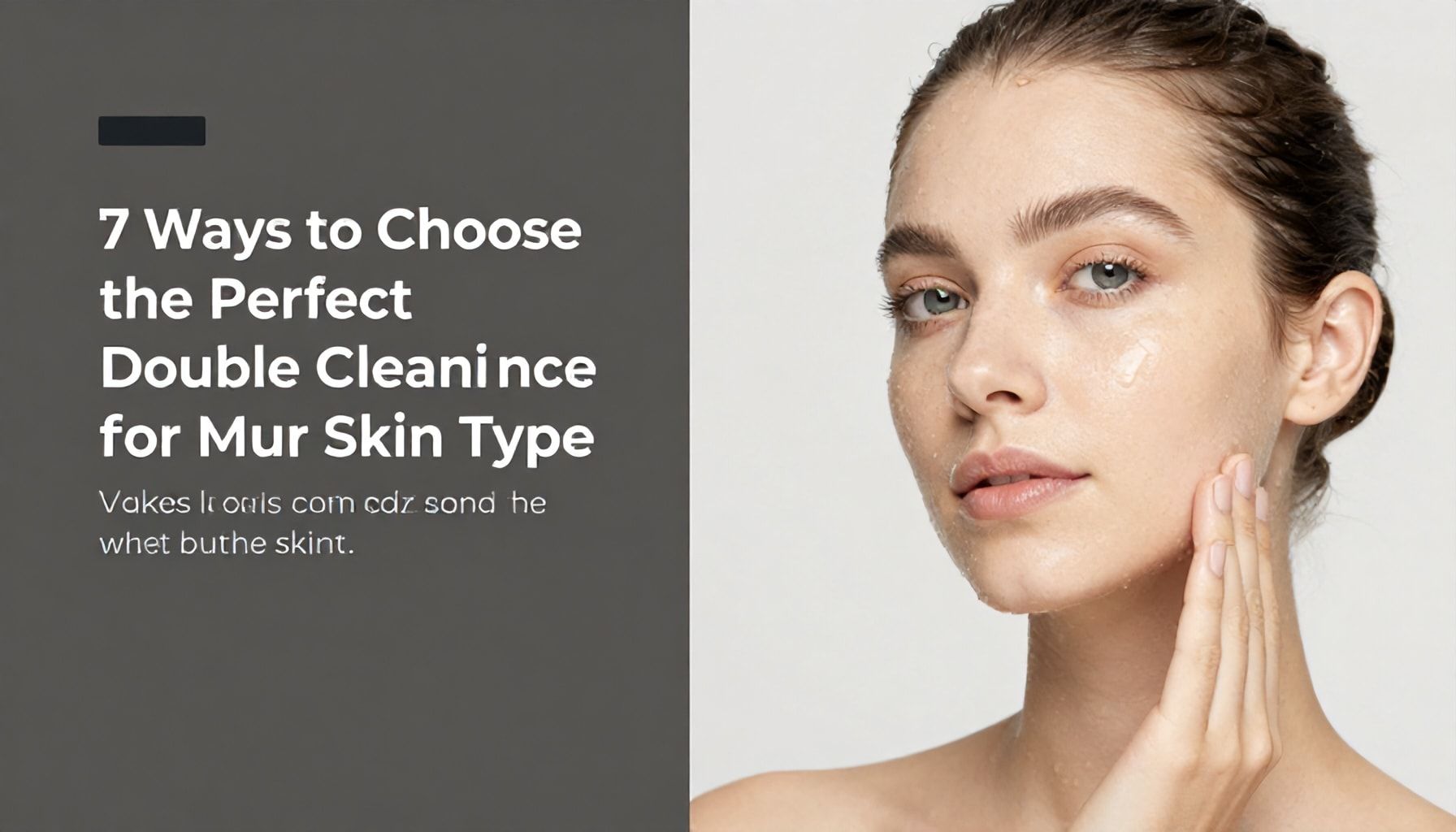 7 Ways to Choose the Perfect Double Cleanse for Your Skin Type