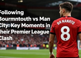 Following Bournemouth vs Man City: Key Moments in their Premier League Clash