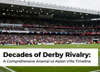 Decades of Derby Rivalry: A Comprehensive Arsenal vs Aston Villa Timeline