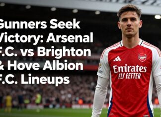 Gunners Seek Victory: Arsenal F.C. vs Brighton & Hove Albion F.C. Lineups