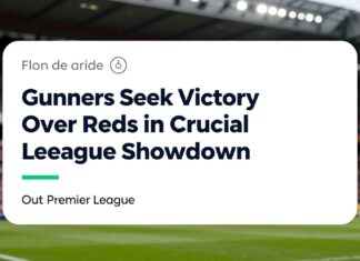 Gunners Seek Victory Over Reds in Crucial Premier League Showdown
