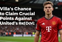 Villa’s Chance to Claim Crucial Points Against United’s Red Devils Home