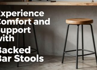 Experience Comfort and Support with Backed Bar Stools