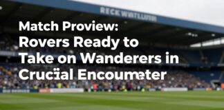 Match Preview: Rovers Ready to Take on Wanderers in Crucial Encounter Home