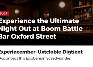 Experience the Ultimate Night Out at Boom Battle Bar Oxford Street