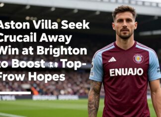 Aston Villa Seek Crucial Away Win at Brighton to Boost Top-Four Hopes