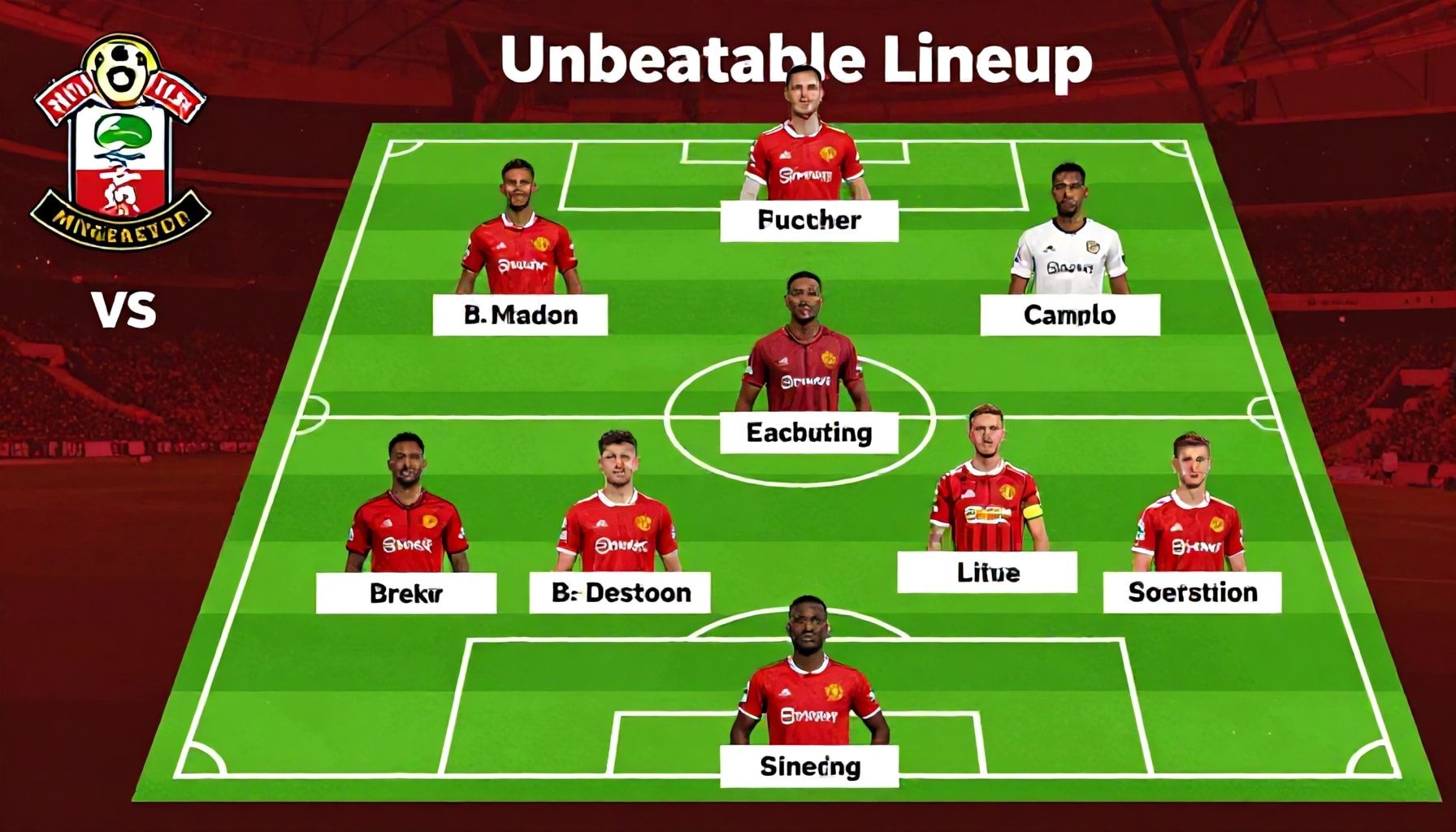 Discover the Unbeatable Lineup that Could Bring Home the Win: Southampton vs Manchester United Lineups