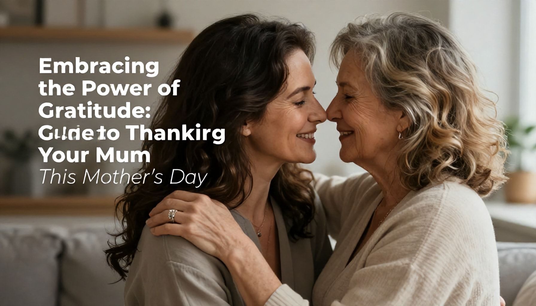 Embracing the Power of Gratitude: A Guide to Thanking Your Mum This Mother's Day