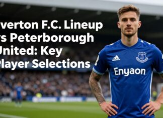 Everton F.C. Lineup vs Peterborough United: Key Player Selections