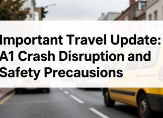Important Travel Update: A1 Crash Disruption and Safety Precautions