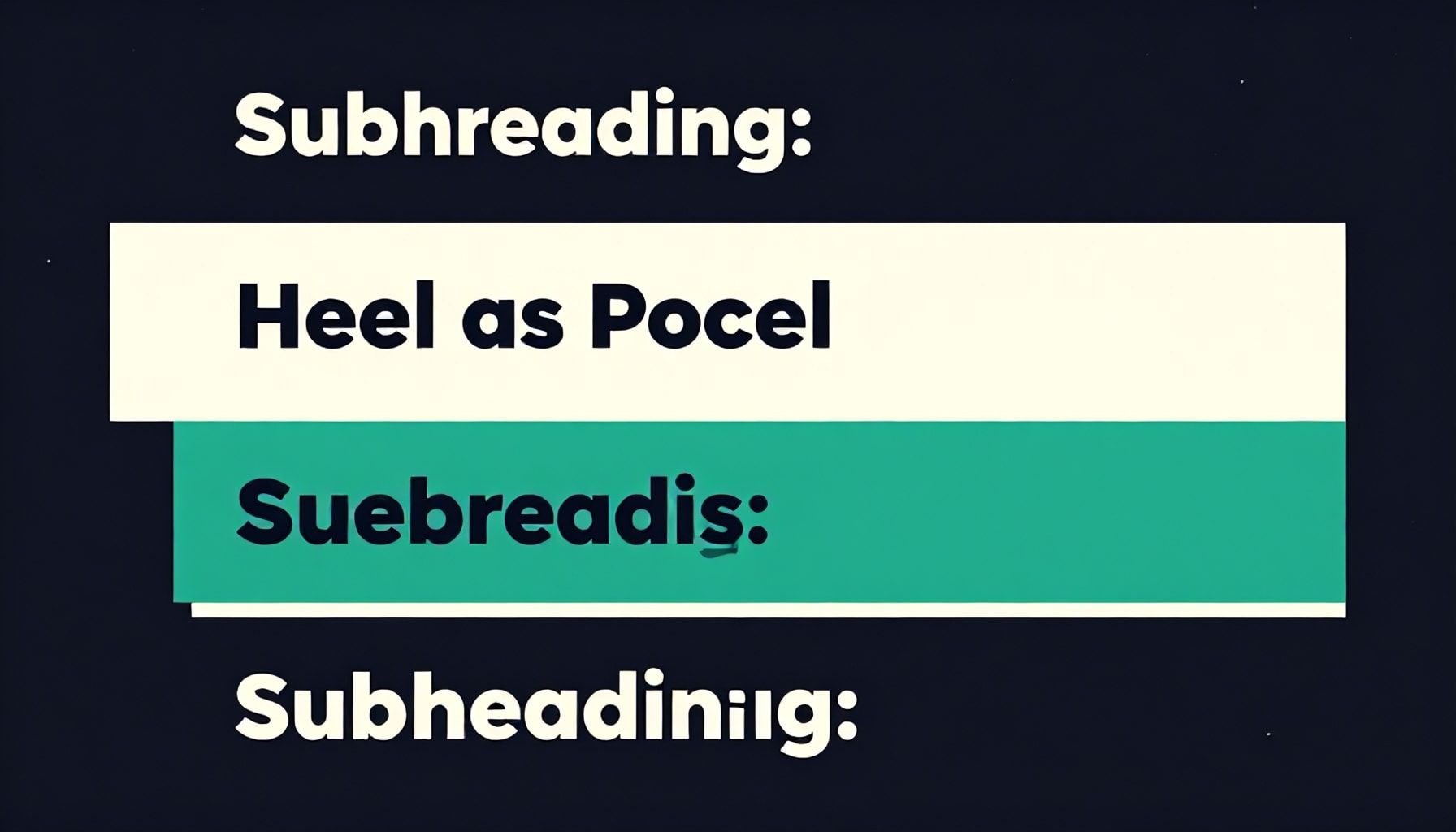 Here are five possible subheadings for your article: