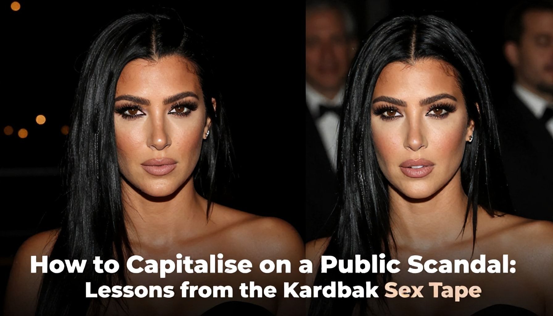 How to Capitalise on a Public Scandal: Lessons from the Kim Kardashian Sex Tape