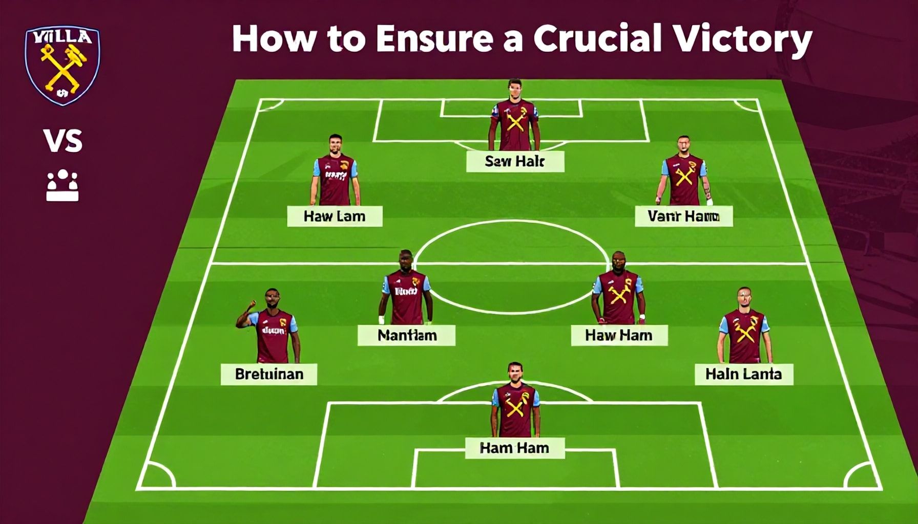 How to Ensure a Crucial Victory: Tactical Analysis of Villa vs West Ham Lineups