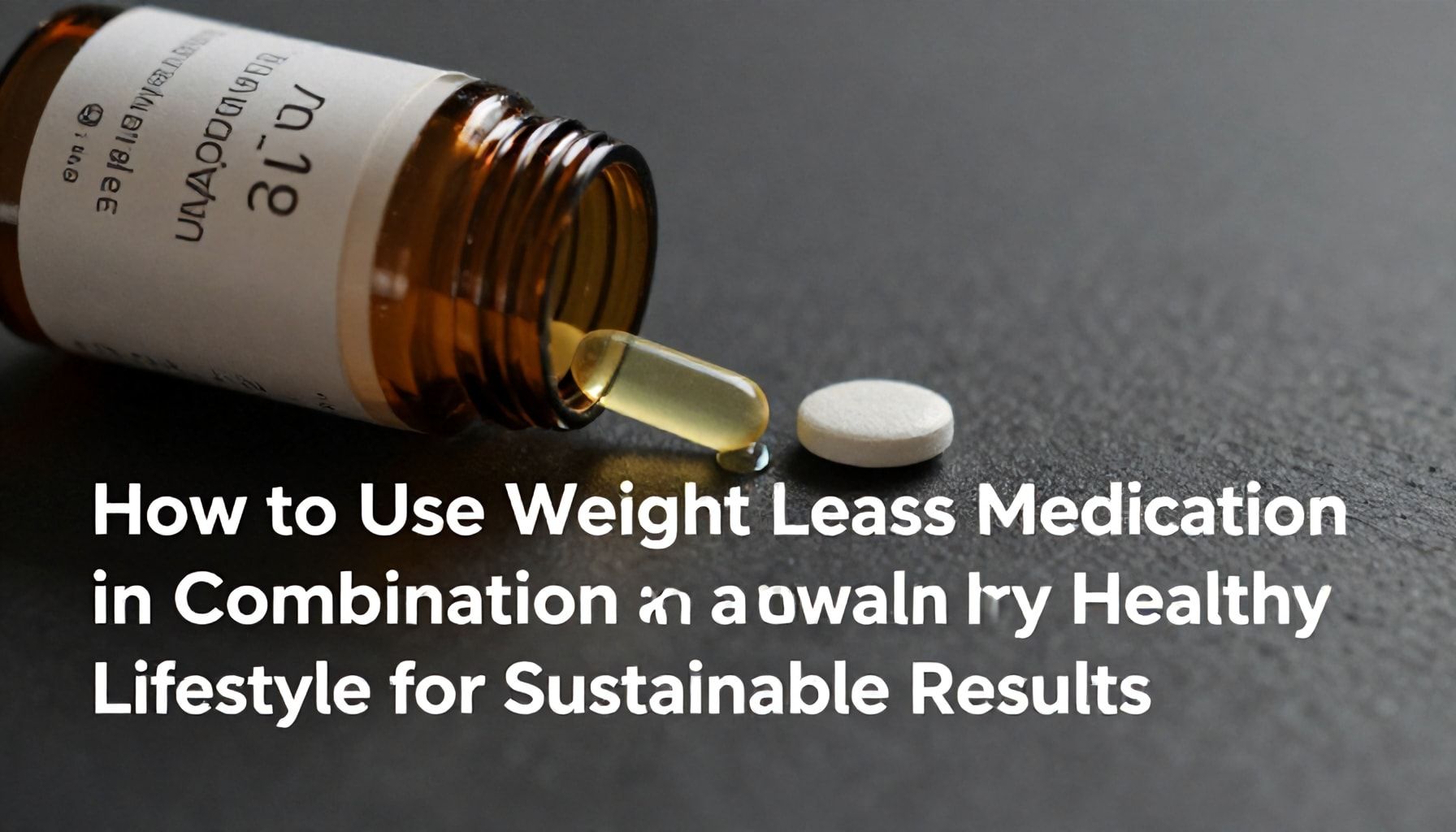 How to Use Weight Loss Medication in Combination with a Healthy Lifestyle for Sustainable Results
