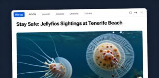 Stay Safe: Jellyfish Sightings at Tenerife Beach Home