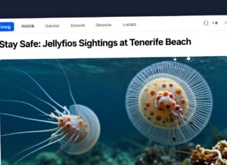Stay Safe: Jellyfish Sightings at Tenerife Beach