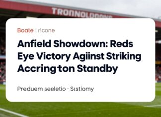 Anfield Showdown: Reds Eye Victory Against Striking Accrington Stanley