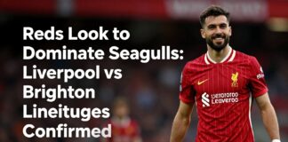 Reds Look to Dominate Seagulls: Liverpool vs Brighton Lineups Confirmed Home
