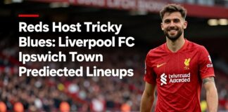 Reds Host Tricky Blues: Liverpool FC vs Ipswich Town Predicted Lineups Home