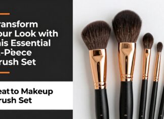 Transform Your Look with this Essential 12-Piece Makeup Brush Set
