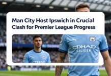 Man City Host Ipswich in Crucial Clash for Premier League Progress
