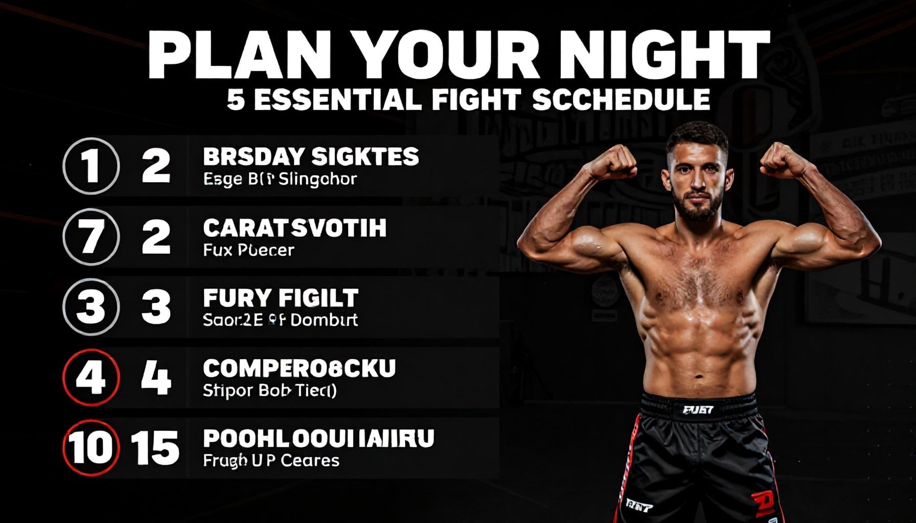 Plan Your Night: 5 Essential Tips to Make the Most of the Fury Fight Schedule