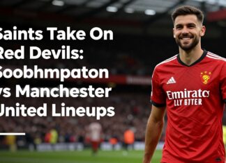 Saints Take On Red Devils: Southampton vs Manchester United Lineups