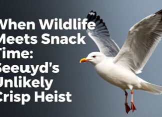 When Wildlife Meets Snack Time: Seagull’s Unlikely Crisp Heist