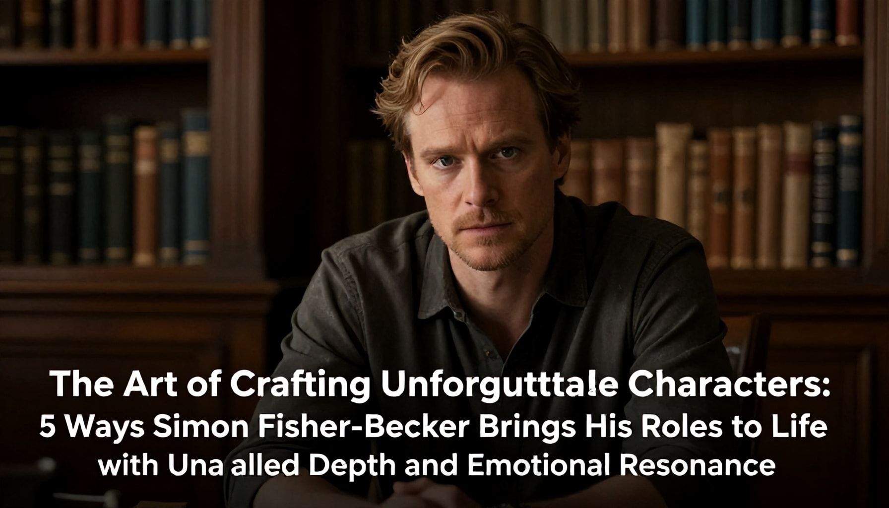 The Art of Crafting Unforgettable Characters: 5 Ways Simon Fisher-Becker Brings His Roles to Life with Unparalleled Depth and Emotional Resonance