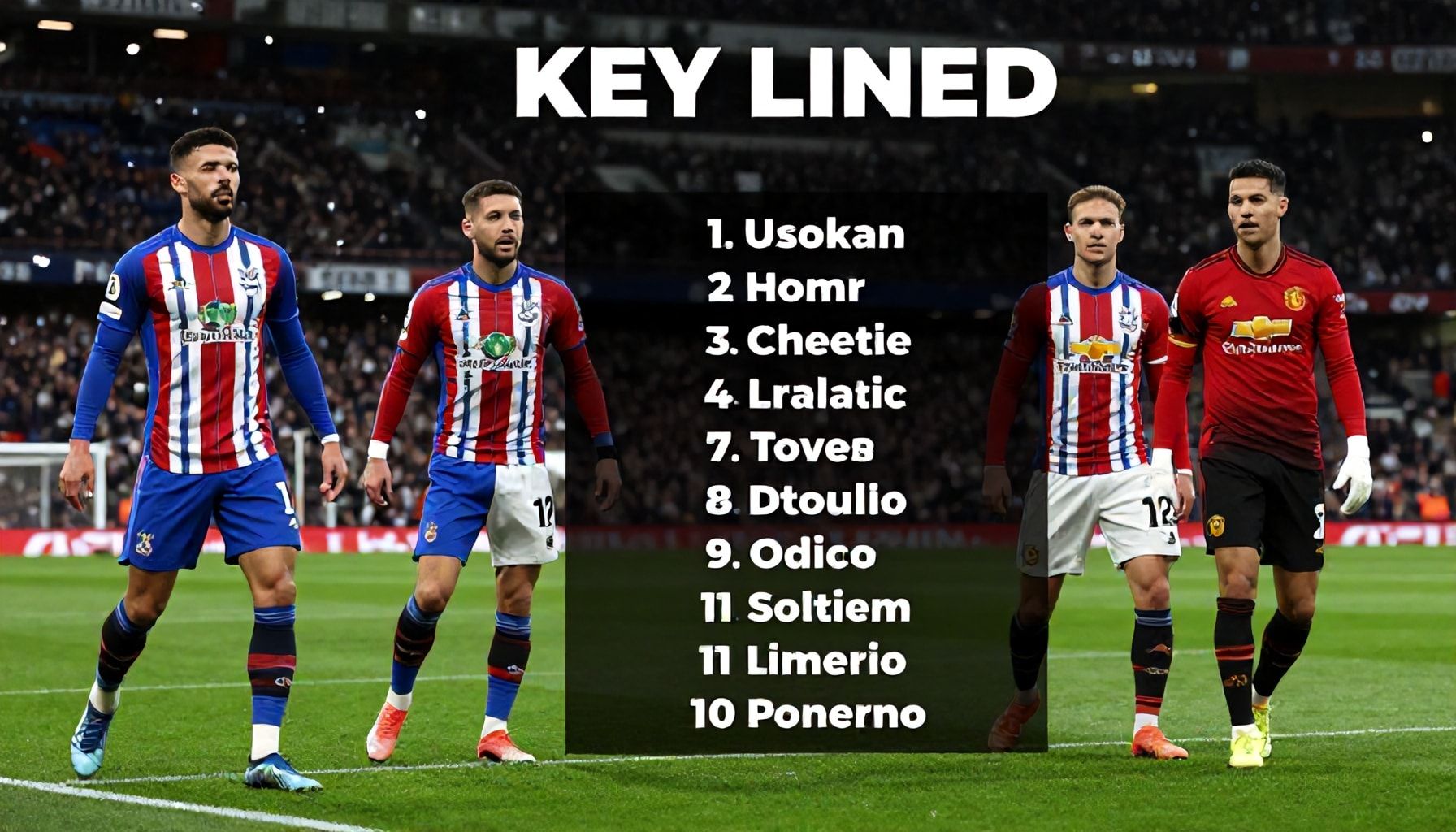 The Crystal Palace vs Manchester United Key Lineups: A Tactical Breakdown