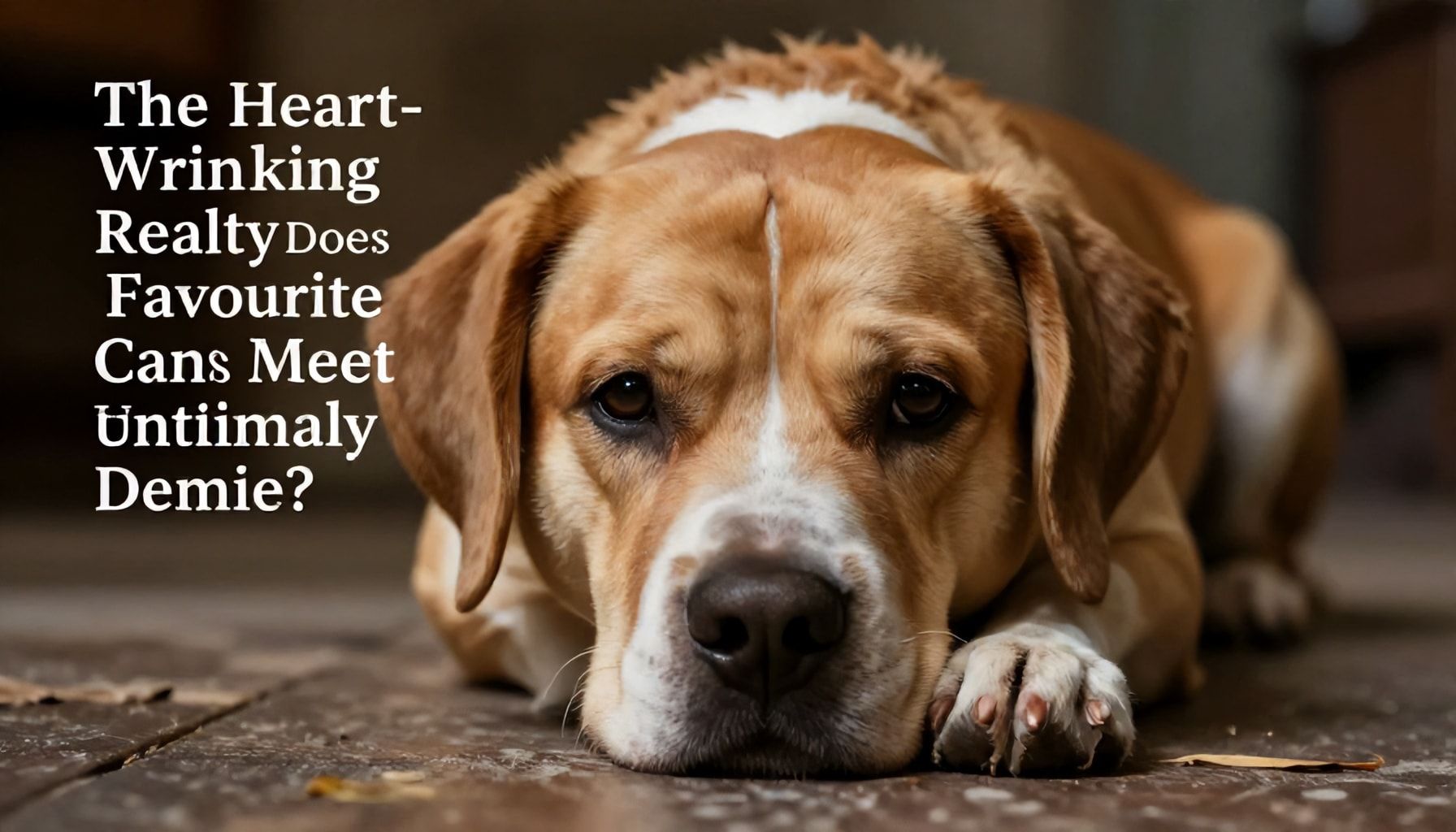 The Heart-Wrenching Reality: Does Your Favourite Canine Companion Meet an Untimely Demise?