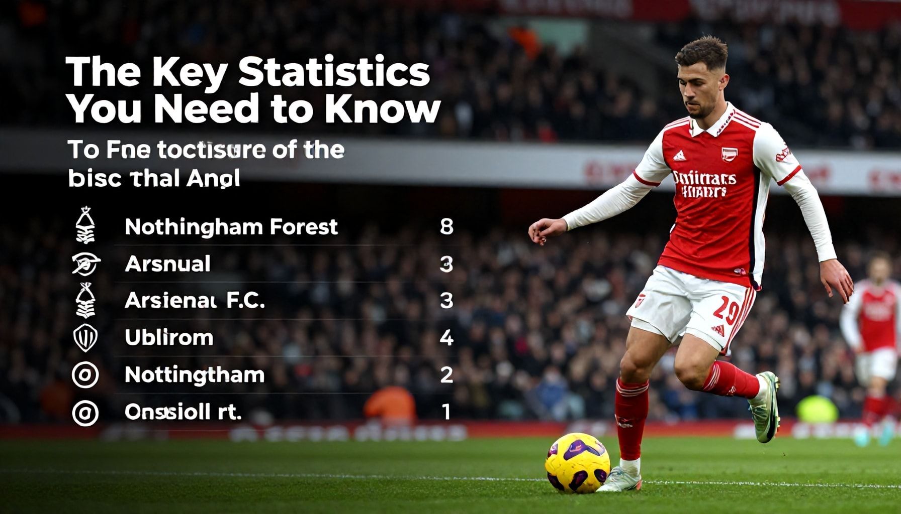 The Key Statistics You Need to Know to Make an Informed Decision on Nottingham Forest vs Arsenal F.C.