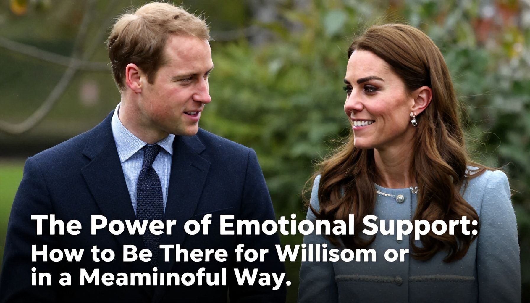 The Power of Emotional Support: How to Be There for William and Kate in a Meaningful Way