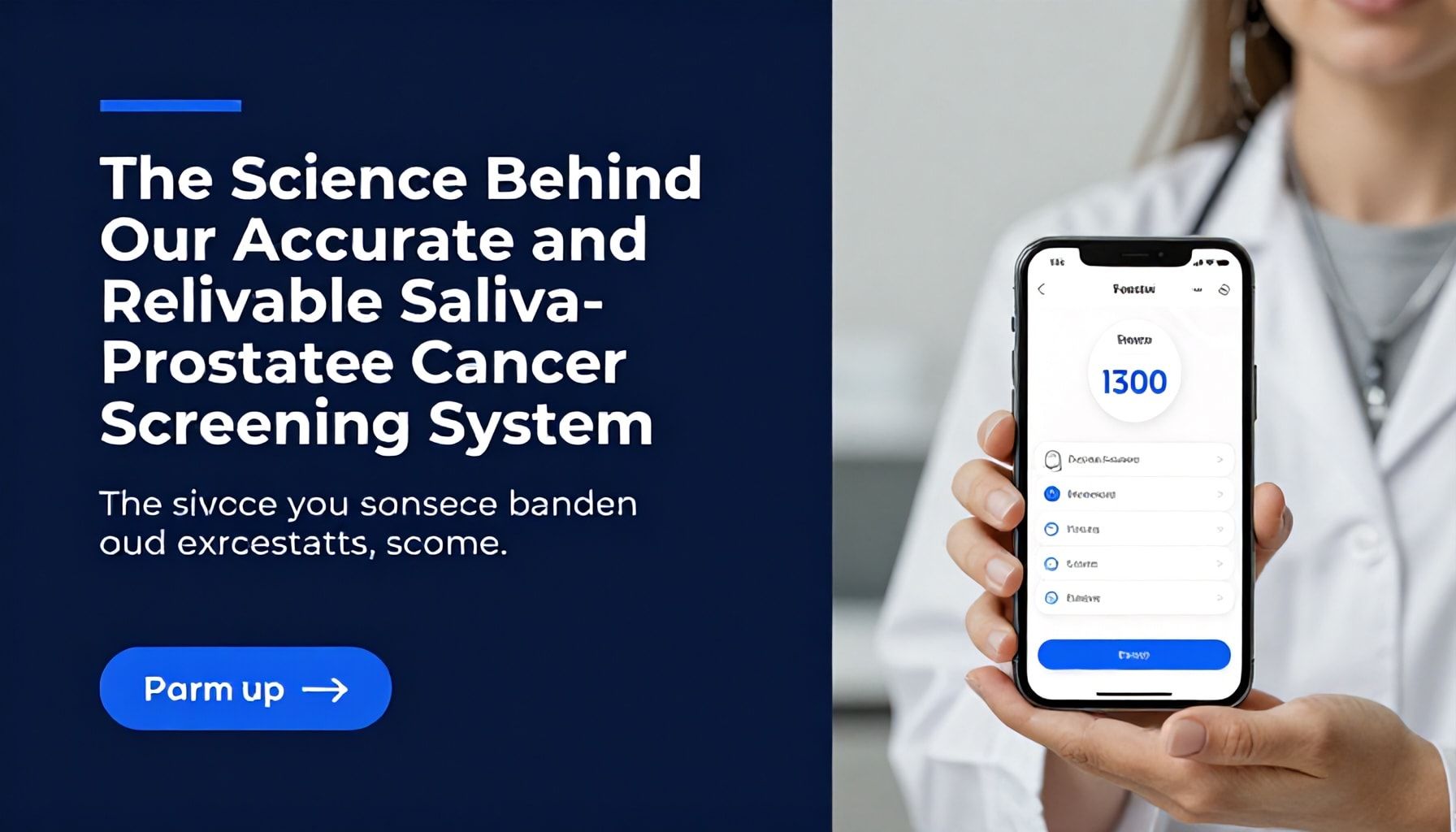 The Science Behind Our Accurate and Reliable Saliva-Based Prostate Cancer Screening System