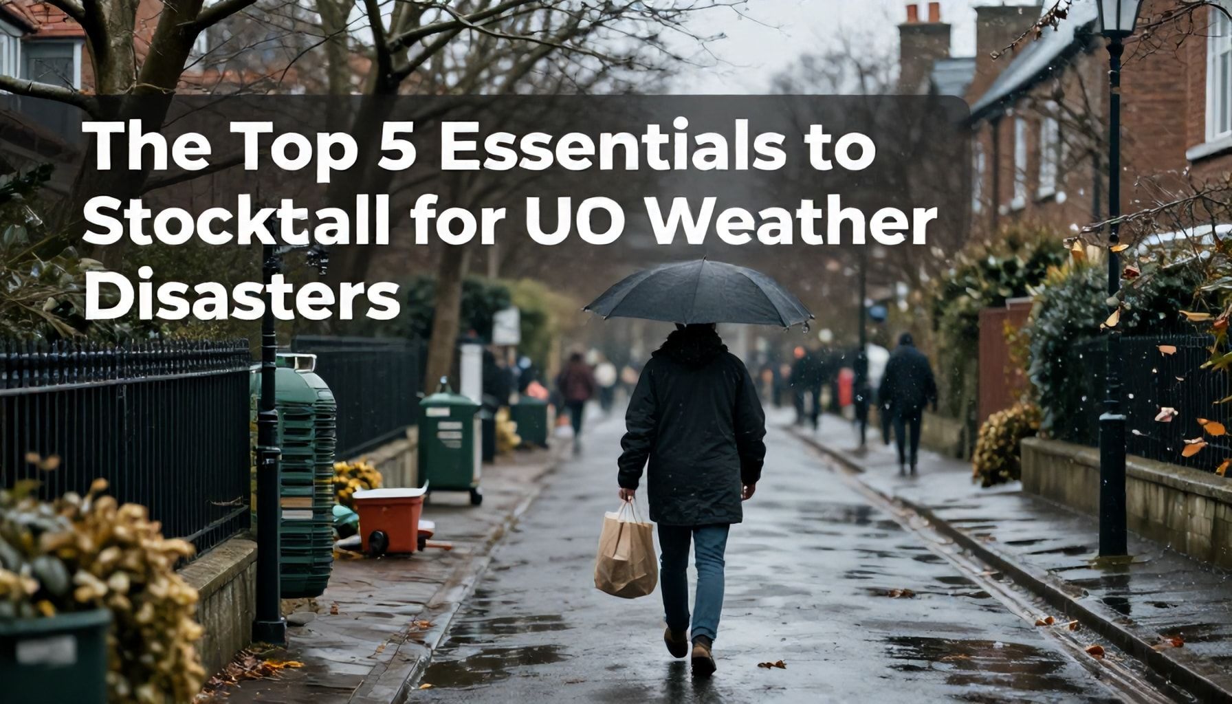 The Top 5 Essentials to Stockpile for UK Weather Disasters: Prioritise What Matters