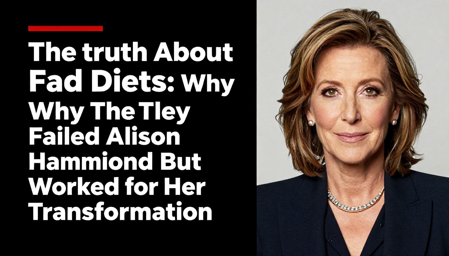 The Truth About Fad Diets: Why They Failed Alison Hammond, But Worked for Her Transformation