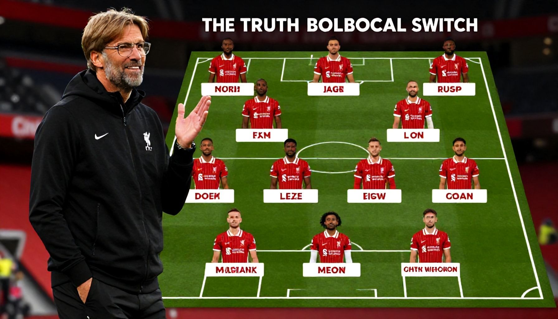 The Truth About Klopp's Tactical Switch: Uncovering the Liverpool FC Lineup