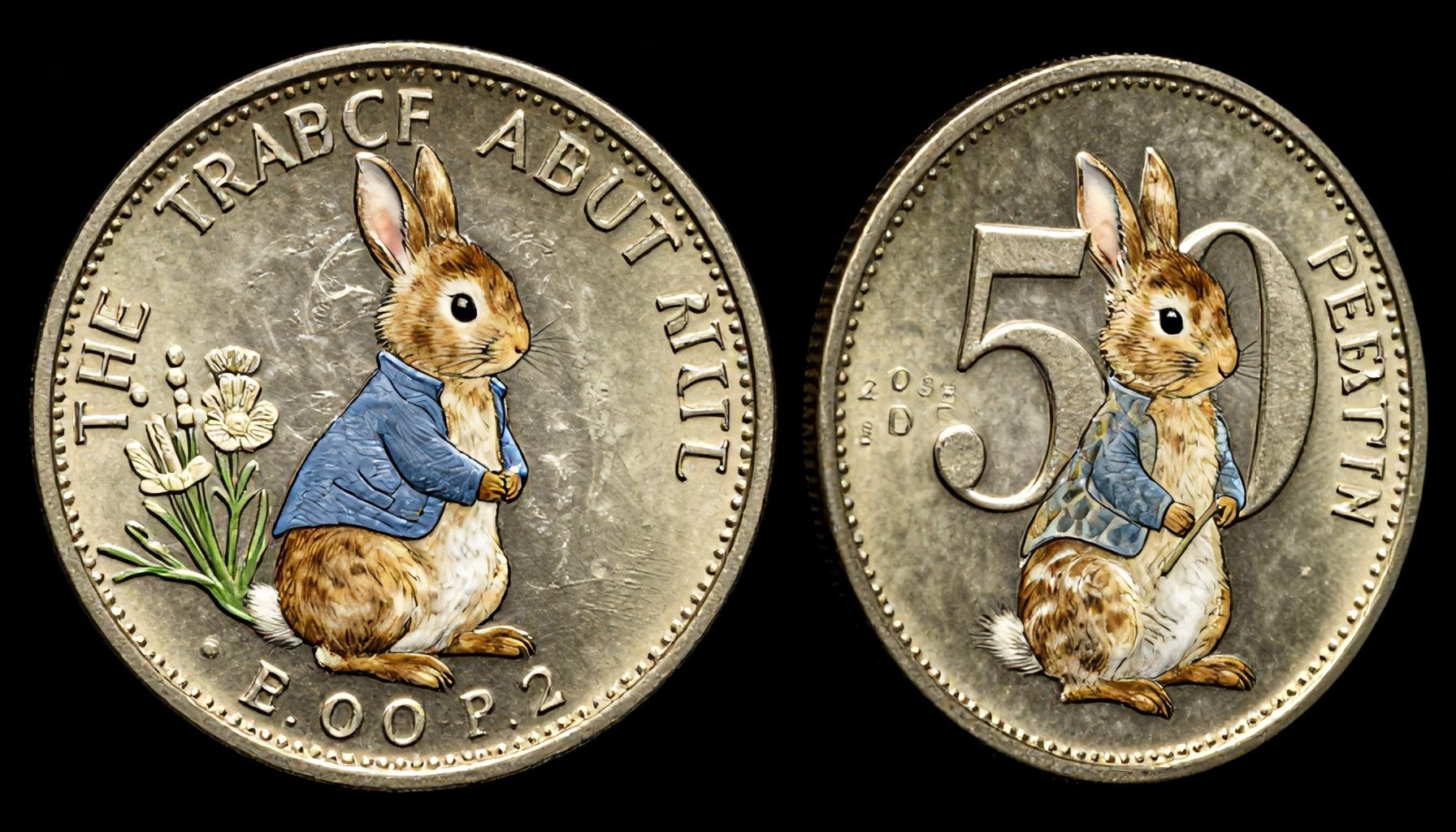 The Truth About Peter Rabbit 50p Coin Errors: A Rare Collectors' Item