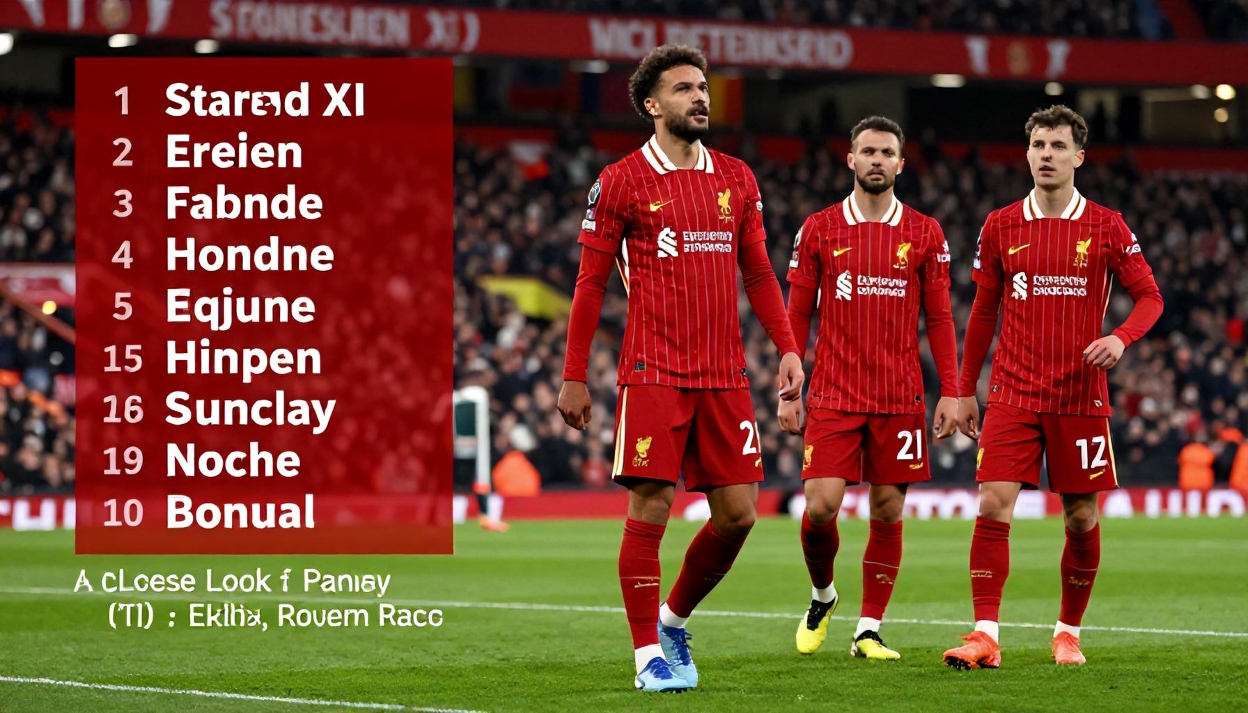 The Truth About Reds' Dominant Display: A Closer Look at the Liverpool FC Starting XI