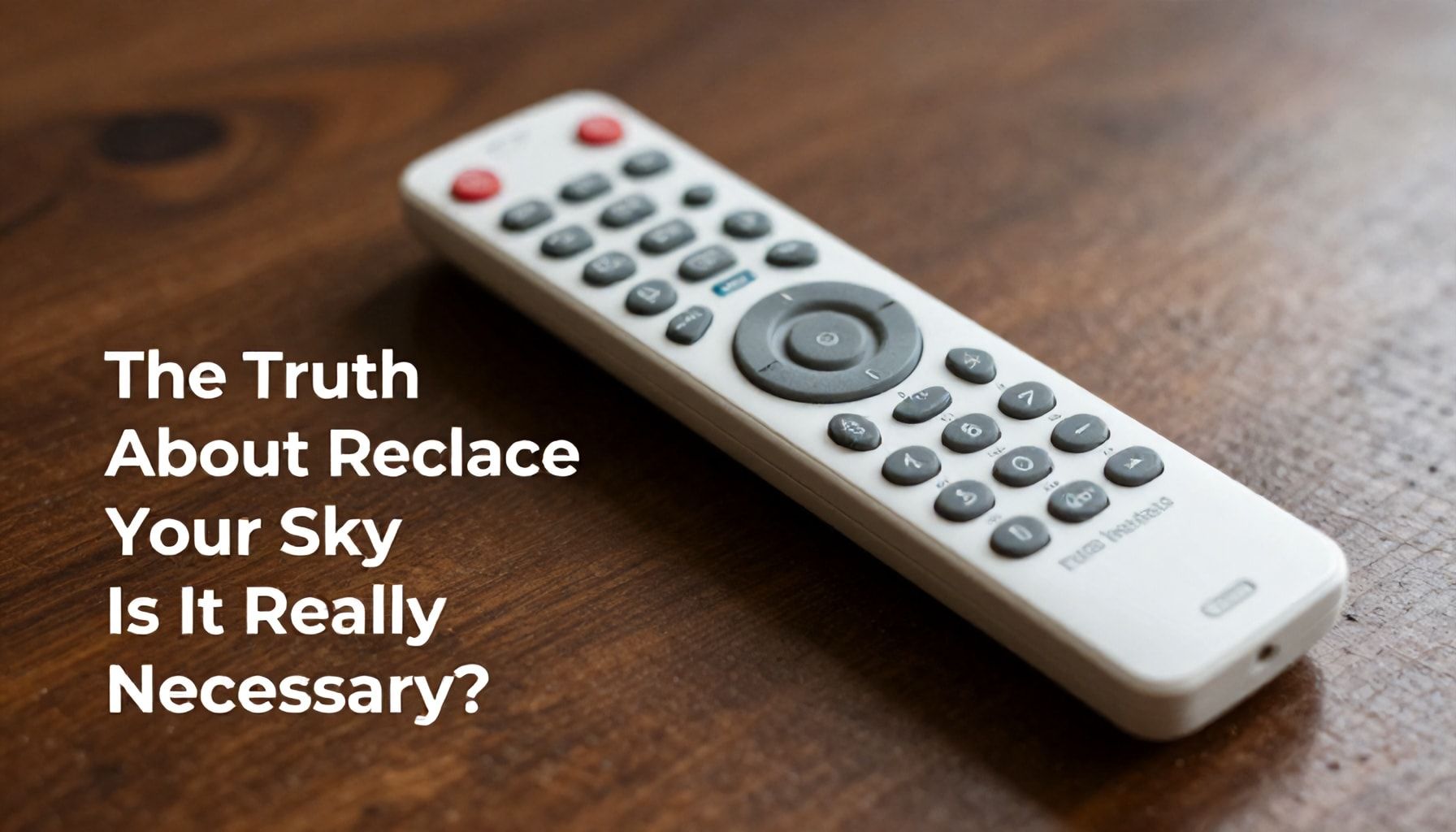 The Truth About Replacing Your Sky Remote: Is It Really Necessary?