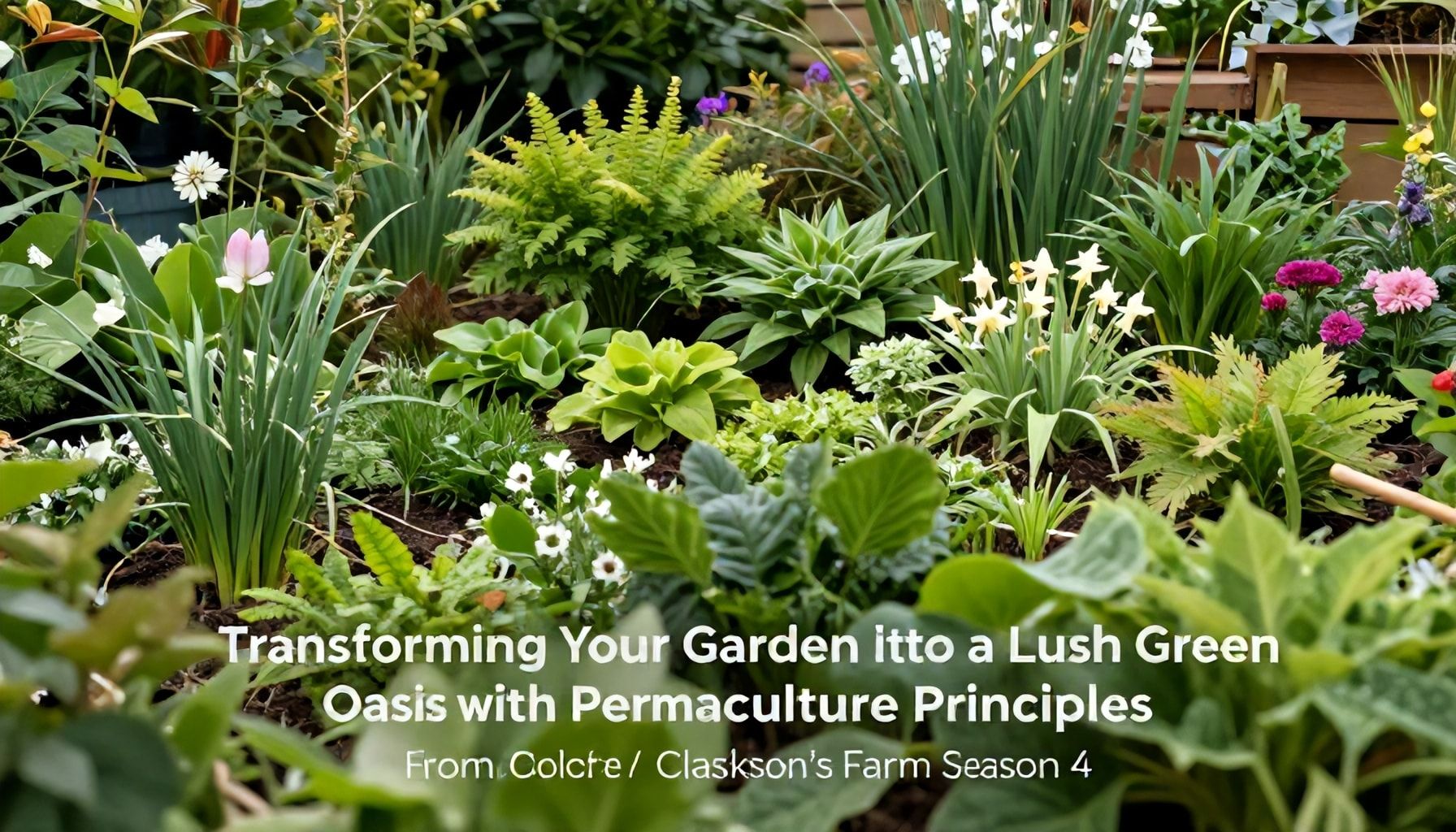 Transforming Your Garden into a Lush Green Oasis with Permaculture Principles from Clarkson's Farm Season 4